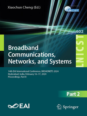 cover image of Broadband Communications, Networks, and Systems